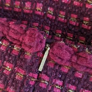 Tory Burch Skirts Tory Burch Red Gold Victory Tweed Pencil